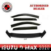 Bonnet Protector, Weathershields For Isuzu D-MAX 08/2020+ MY21 Window Visors